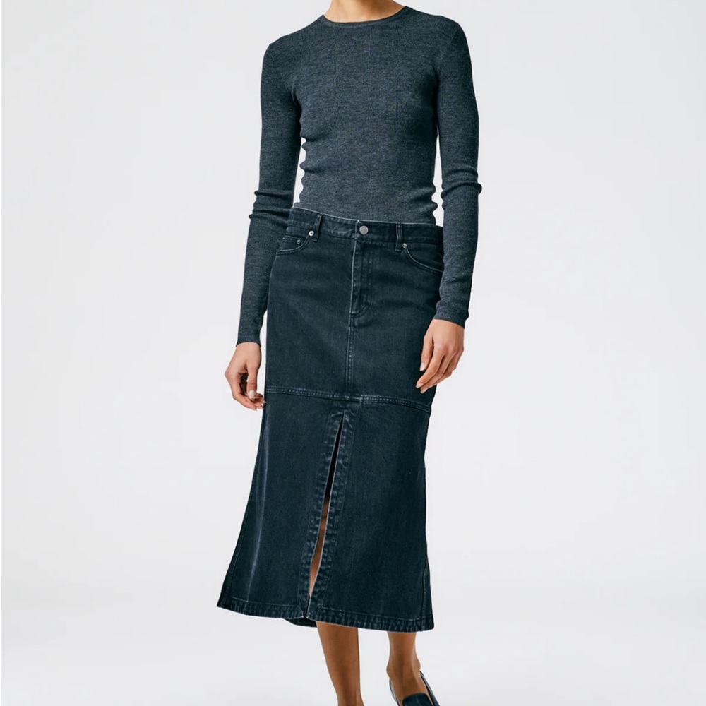 NWT Tibi Denim Skirt